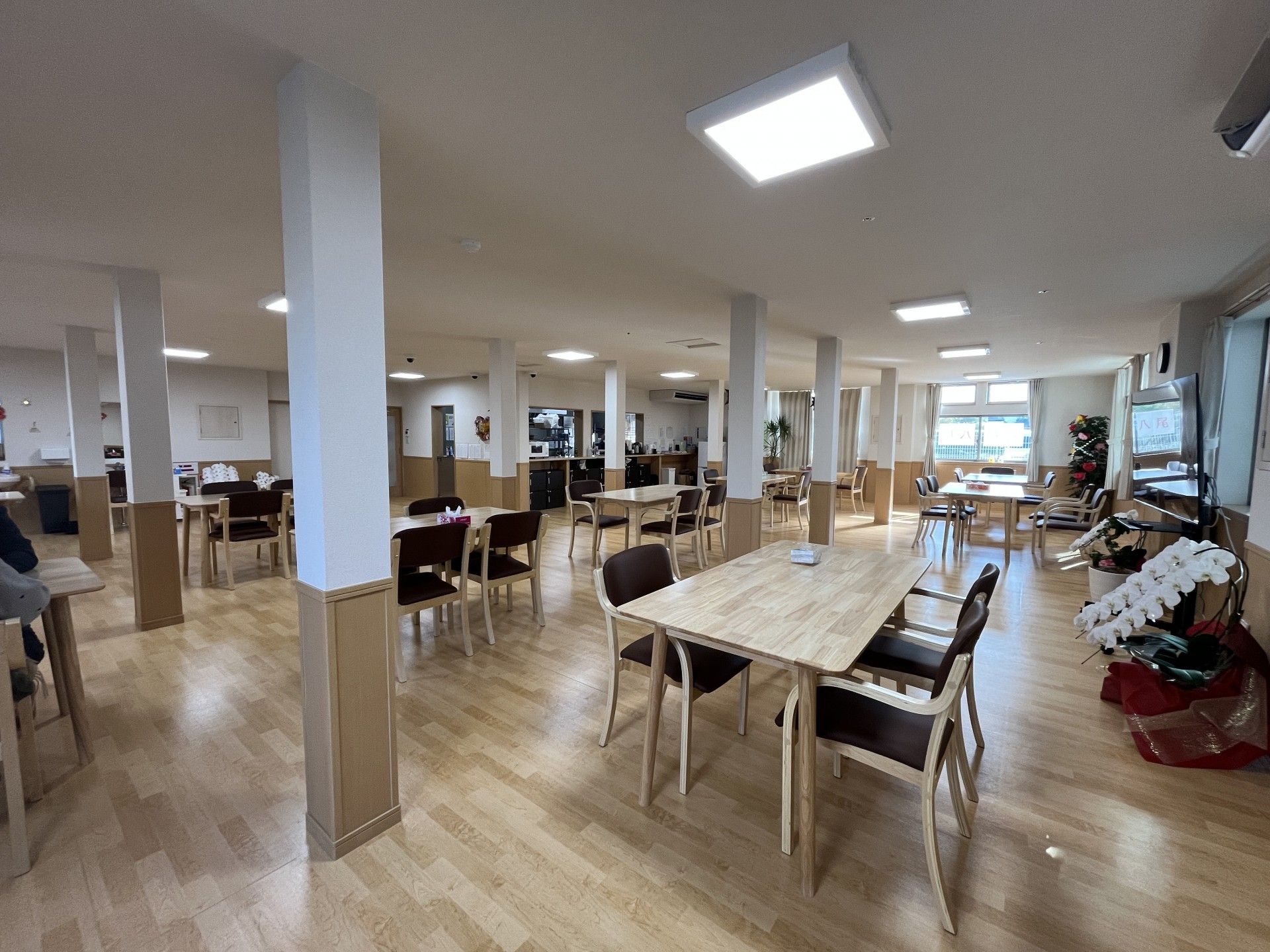 広々とした共有スペース