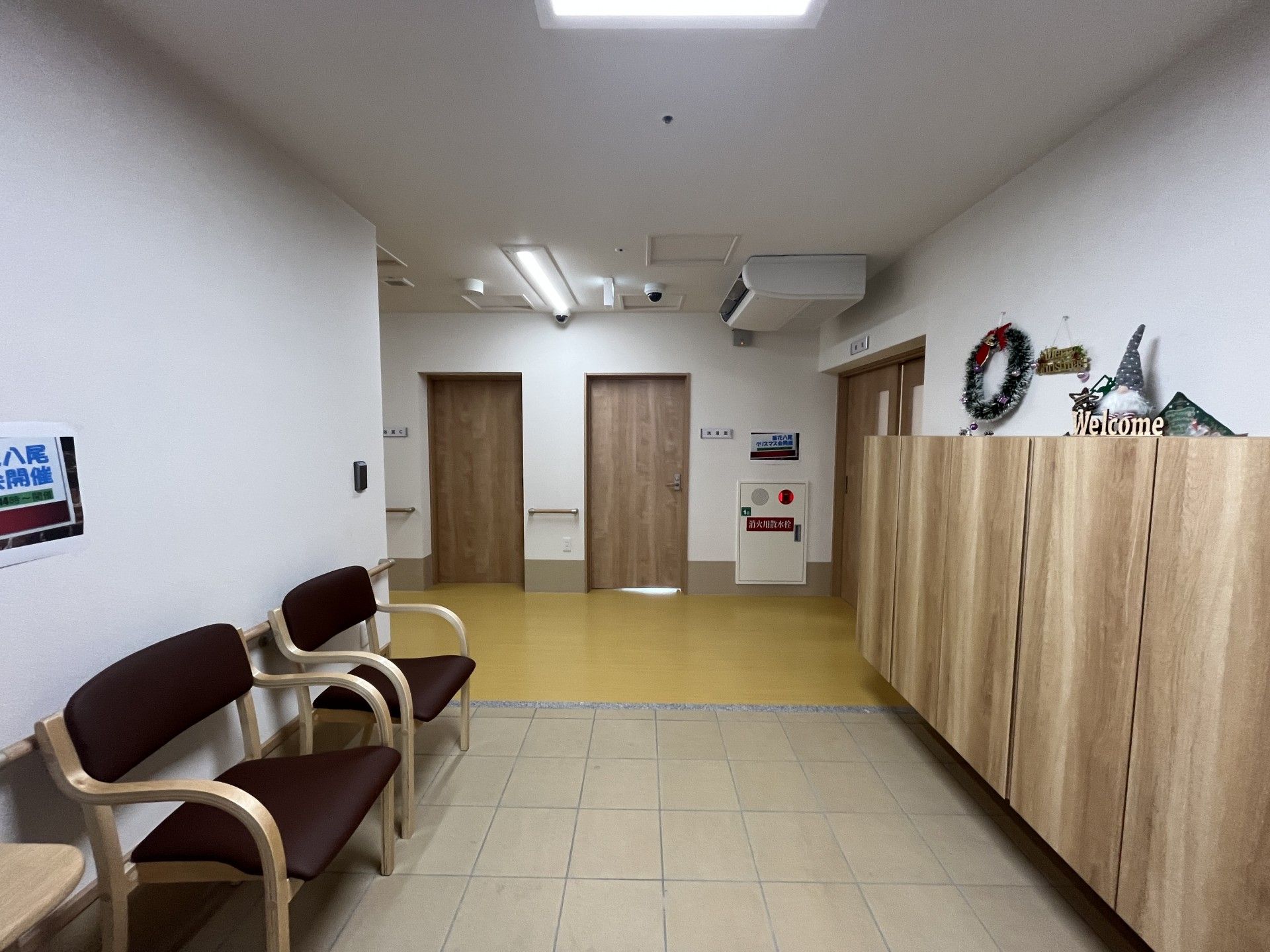 落ち着いた廊下の様子