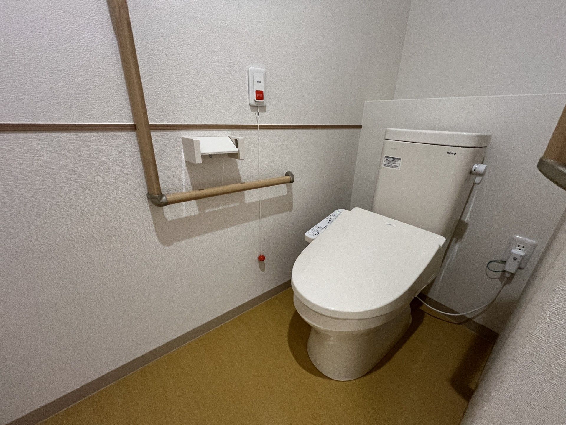 安全に配慮したトイレ