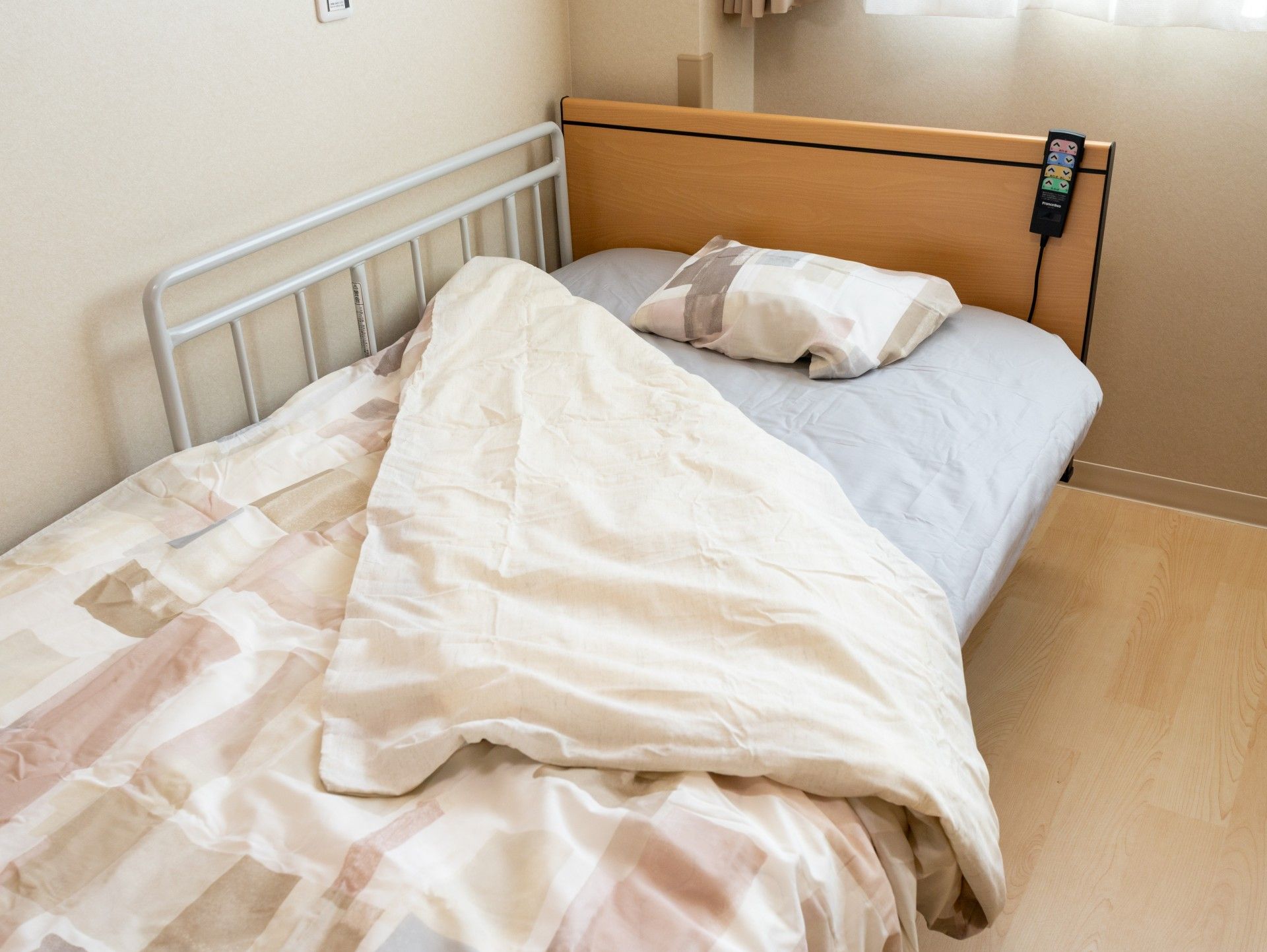 快適なベッドの部屋