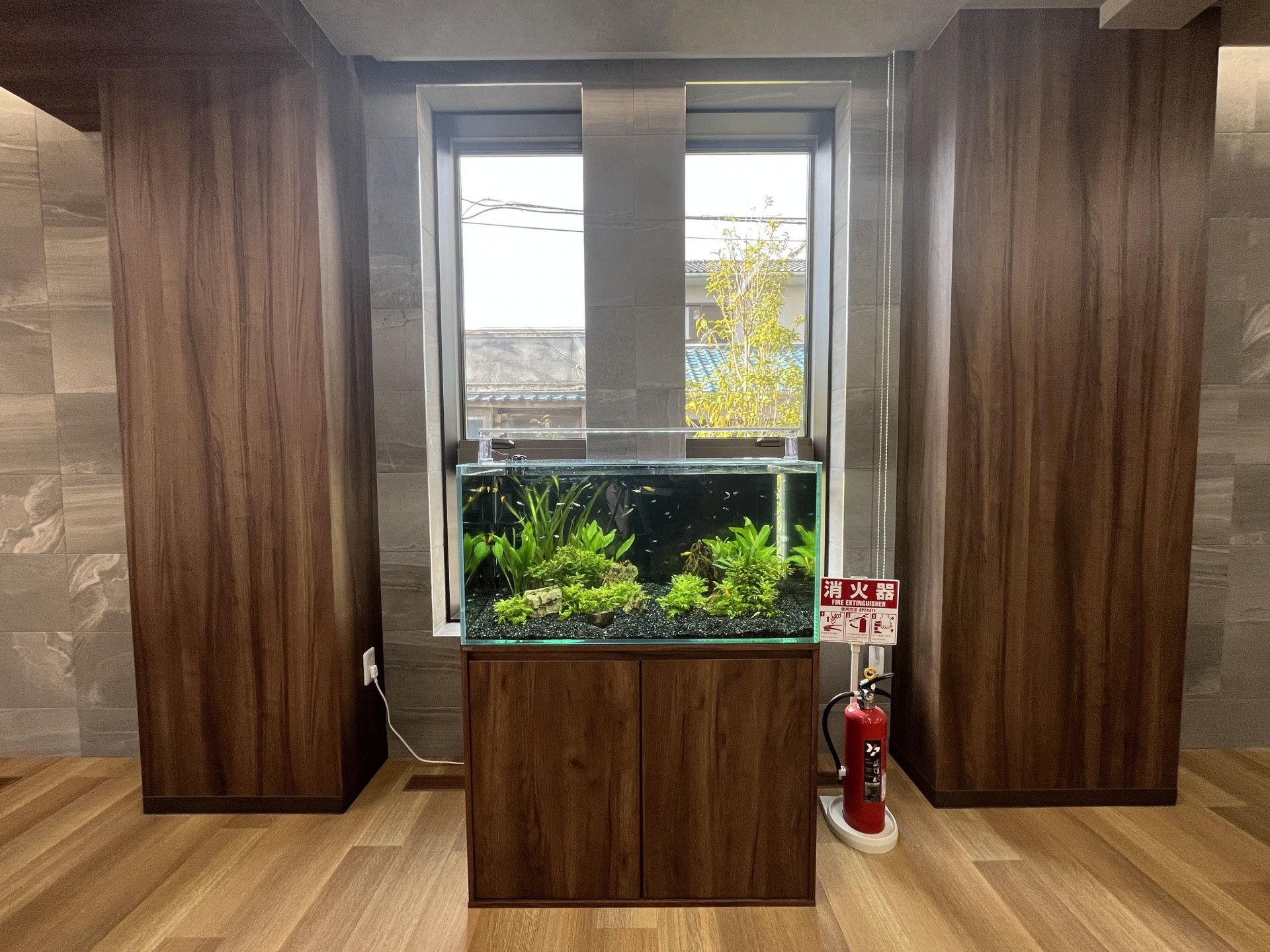 水槽のある窓辺