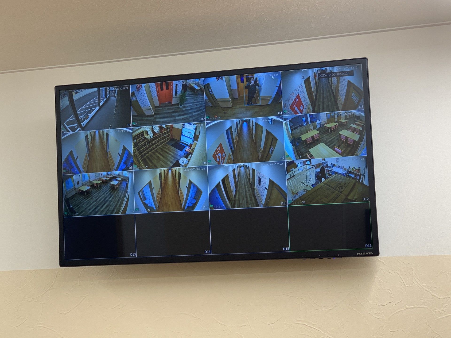 モニター画面の様子