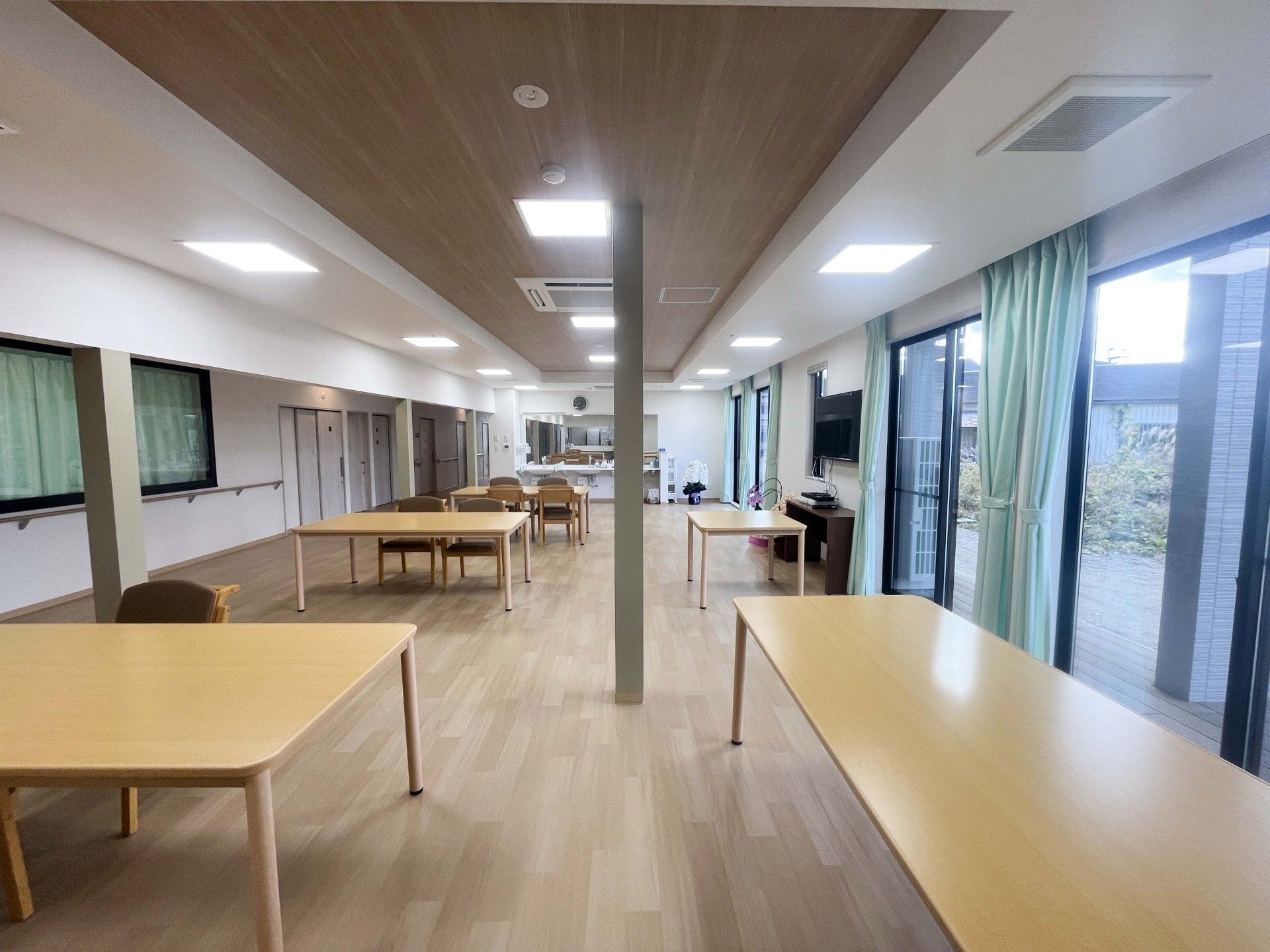 広々とした共有スペース