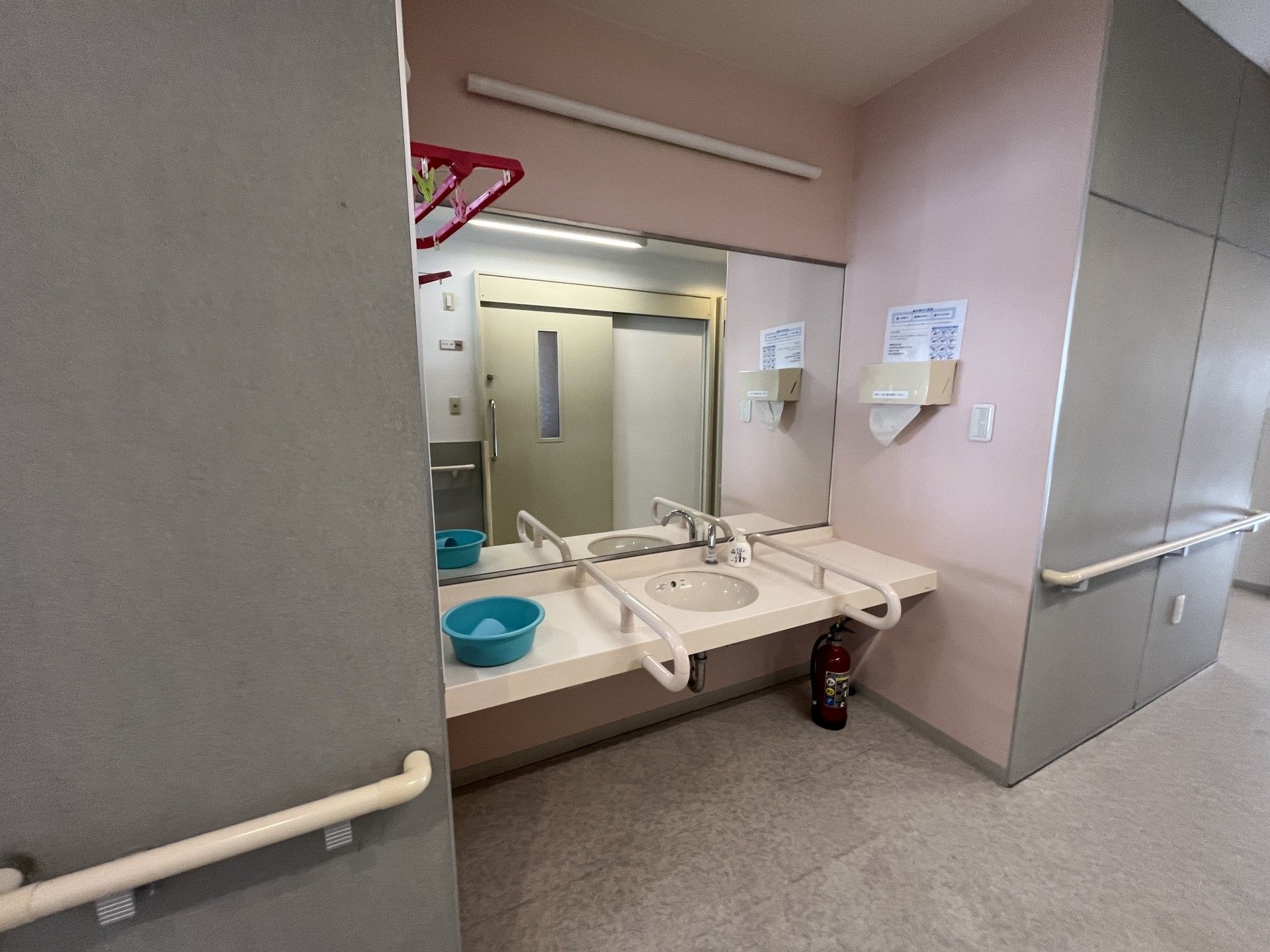 手洗い場の様子