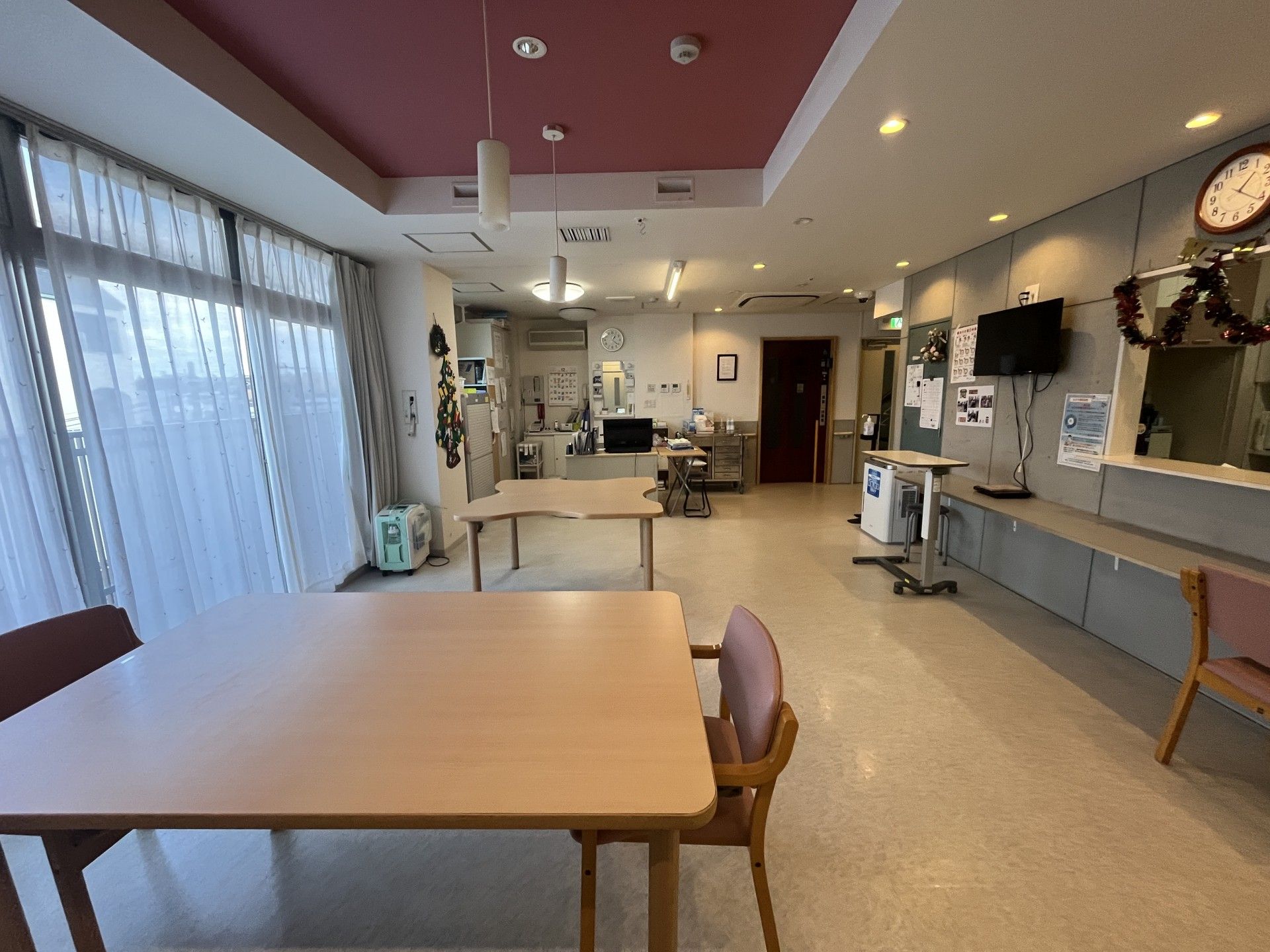 広々とした共有スペース