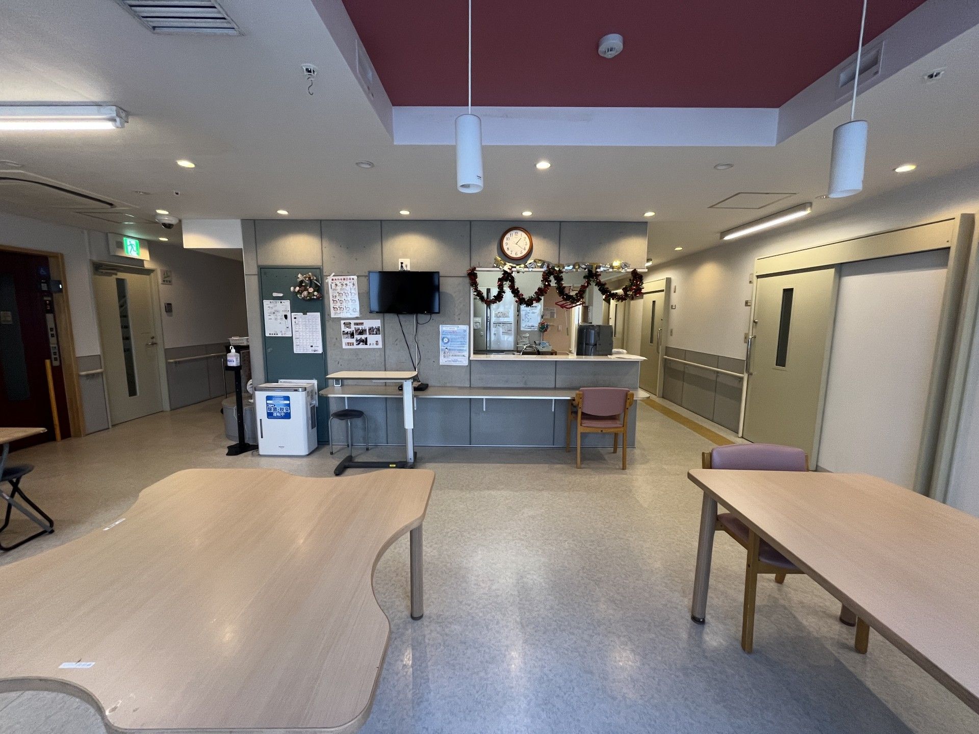 受付と共有スペース