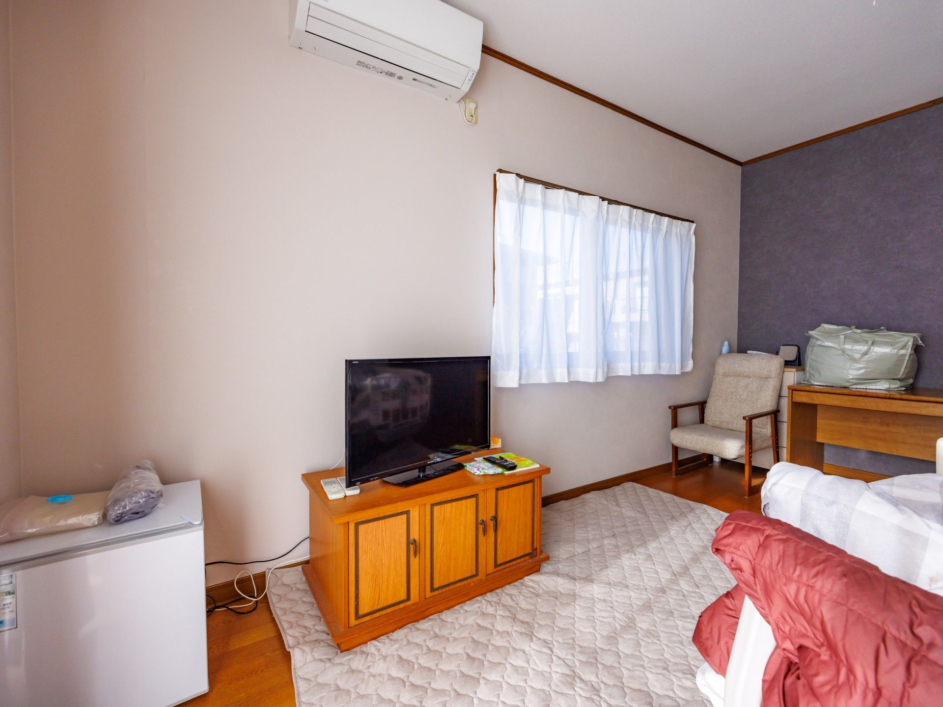 落ち着いた個室の一角