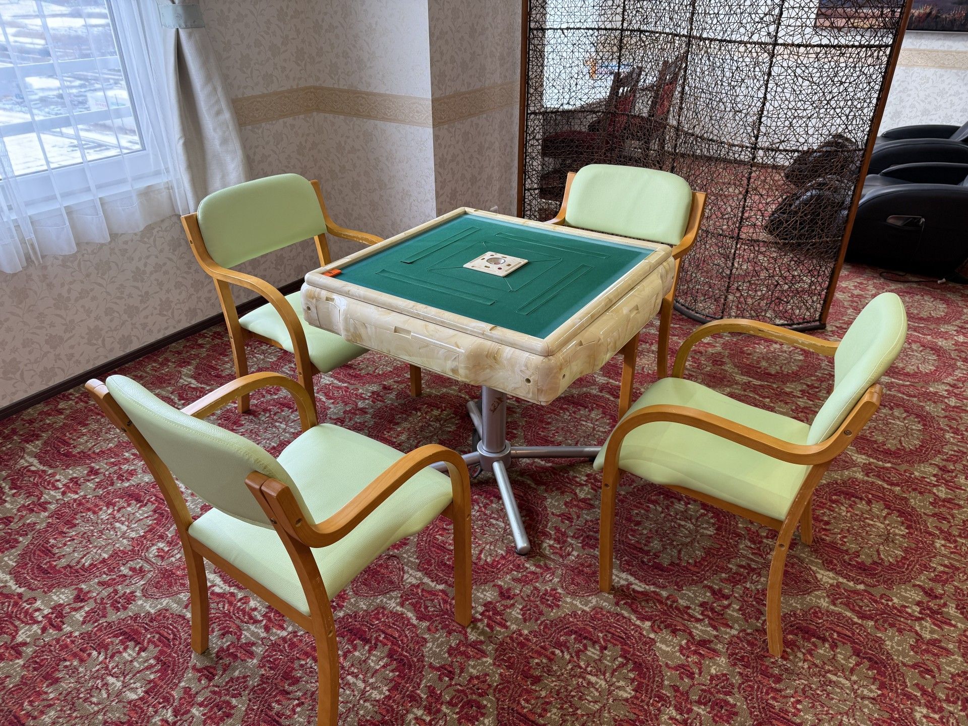 くつろぎのテーブルセット