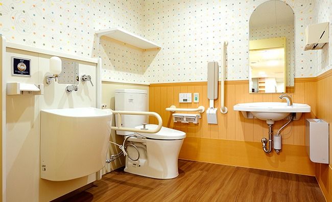 使いやすい設備の洗面所