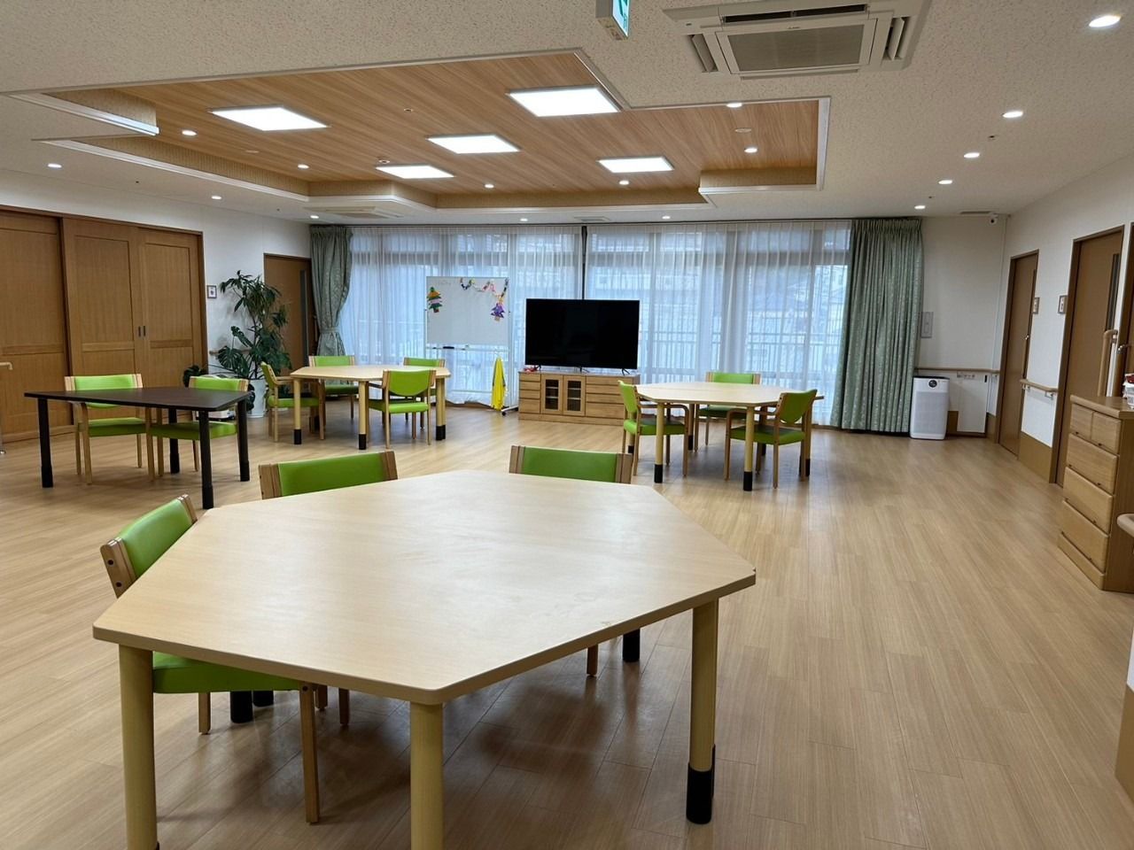 広々とした共有スペース