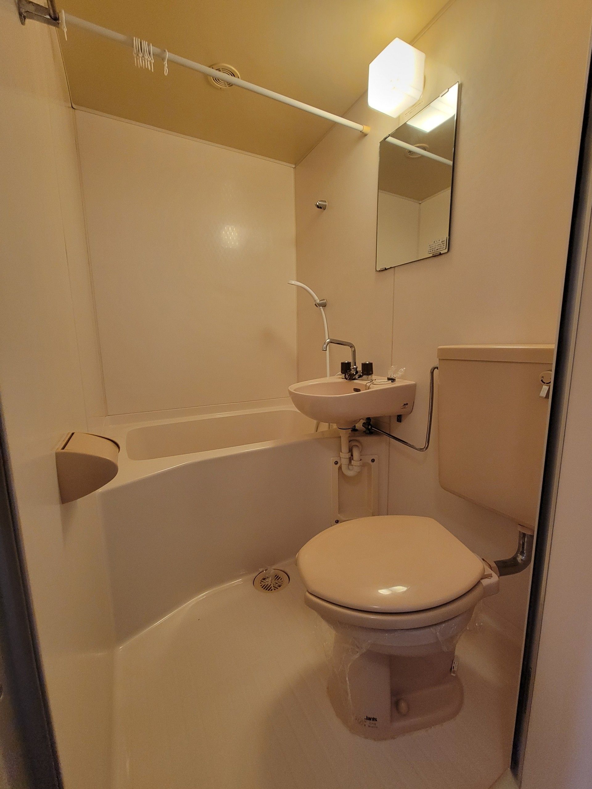 清潔なユニットバス