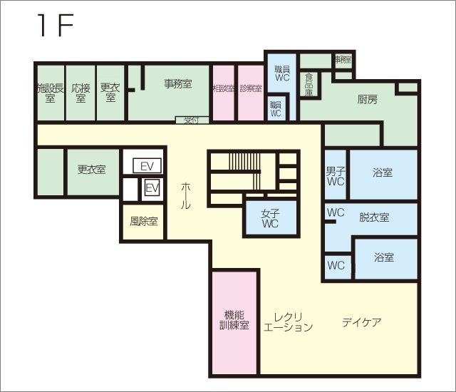 多機能な1階フロアプラン