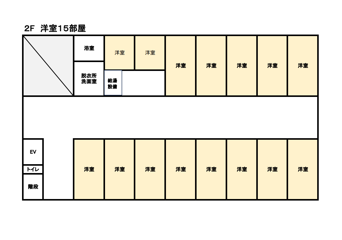 2階の間取り図