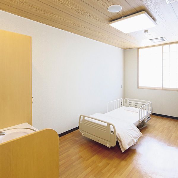 清潔な個室の一角