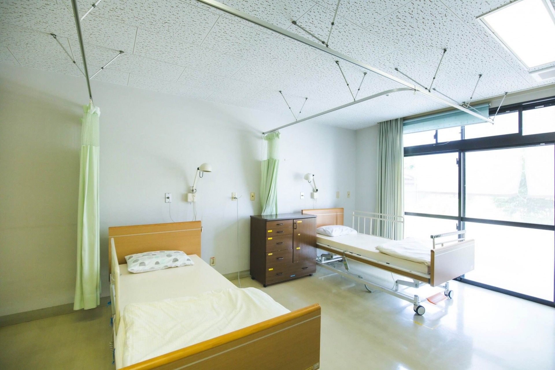 快適な個室の寝室