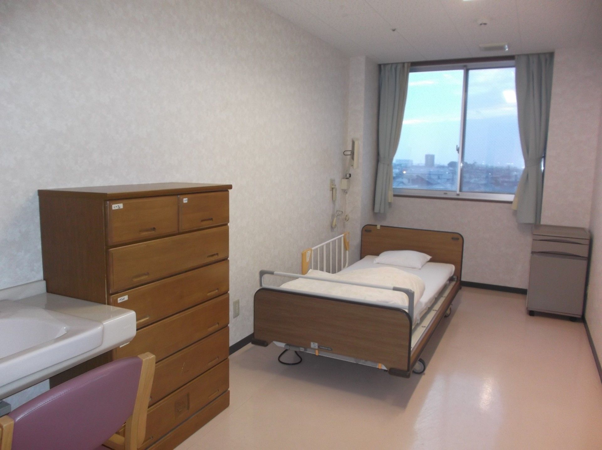 快適な個室の様子
