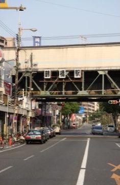 多くの路線が乗り入れている駅が近くにあり、交通の便が大変良い。多くの飲食店や商業施設があり、人通りが多く賑やかである。