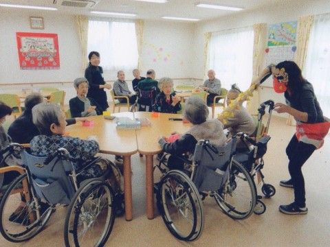 「四季彩 春日井」のイベント。節分のイベントも行われている。