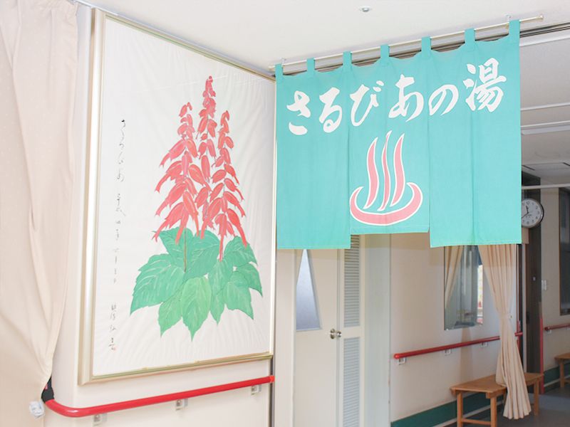 和やかな雰囲気の共有スペース