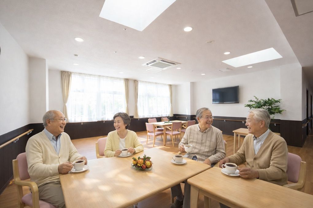 和やかな食事の様子
