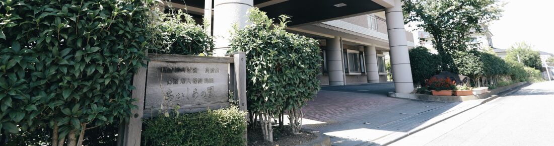 緑豊かな入り口エリア