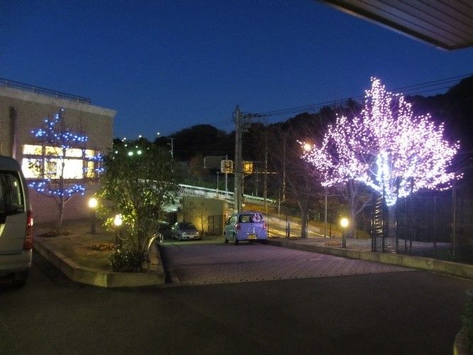 夜景とイルミネーションの入口