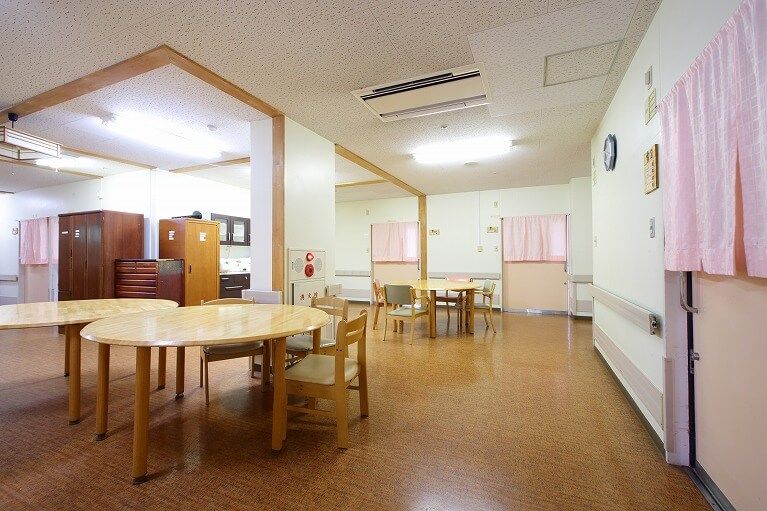 ゆったりとした共有スペース