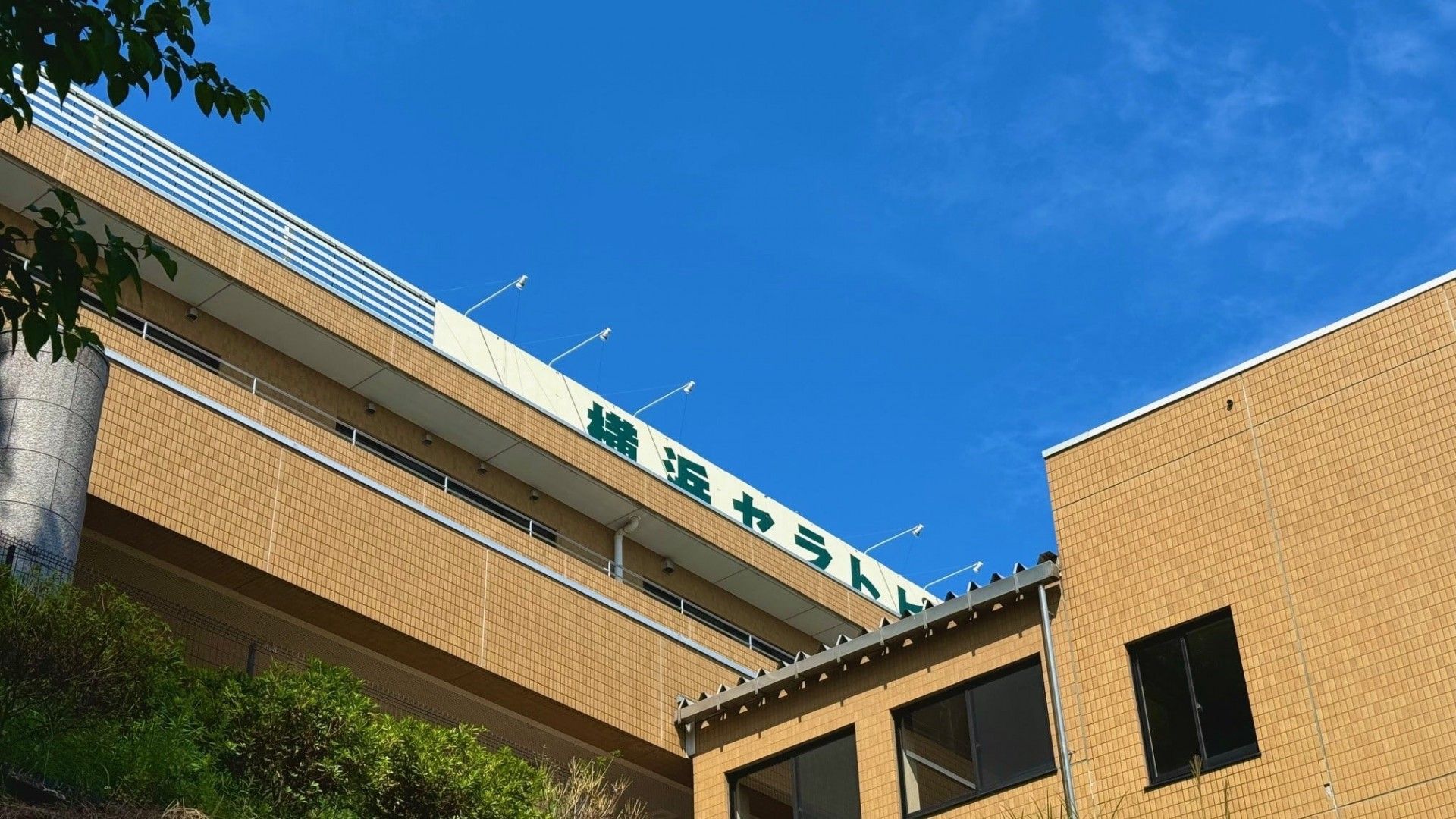 青空と建物の外観
